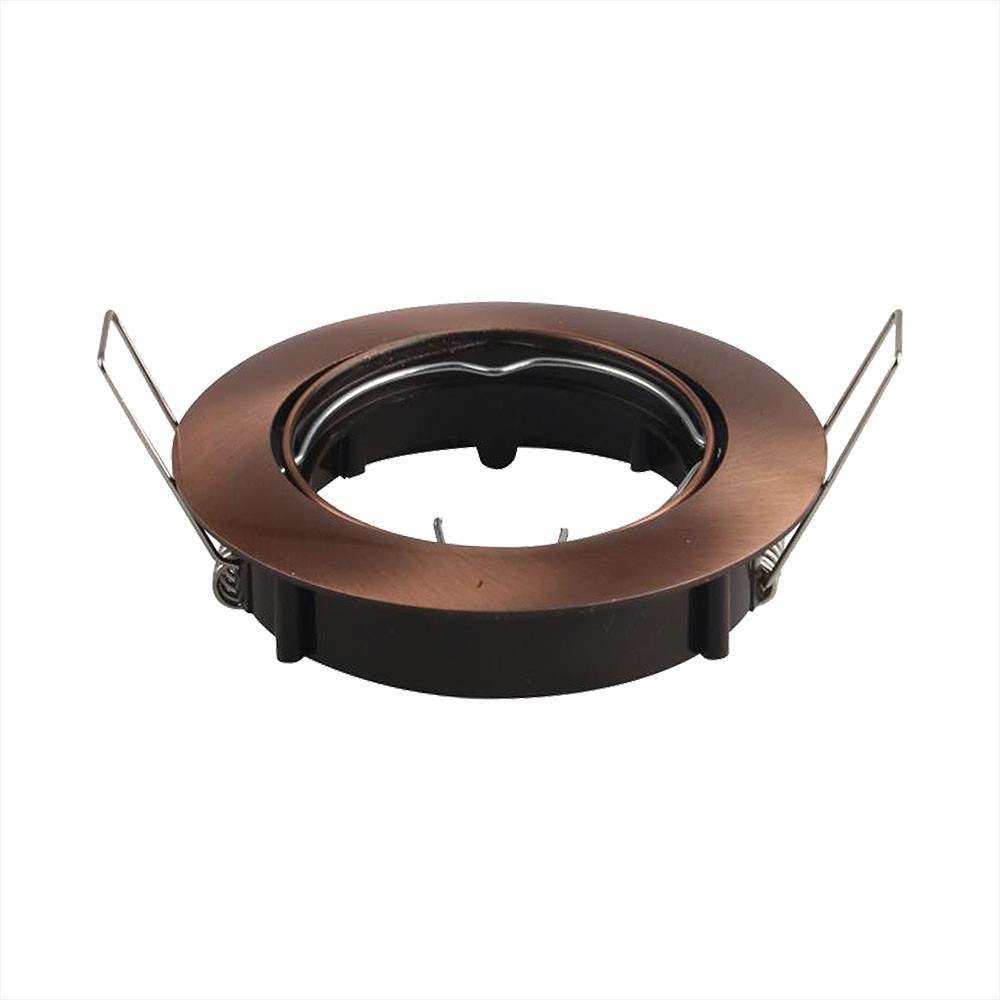 Gu10 Bronze Indbygningsspot Rund, , Ip20, Flot Design fra V-tac