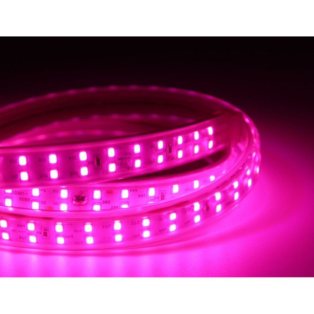 5 M. Vandtæt Vækst Led Strip Komplet Med Stik, 230v, Ip67, 180 Led, 10w Pr. Meter fra Ledlife