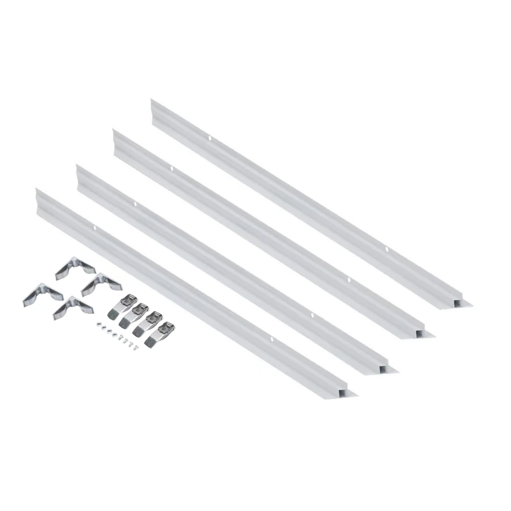 Indbygningsramme 60x60 Paneler Hvid, Aluminium fra Spectrum