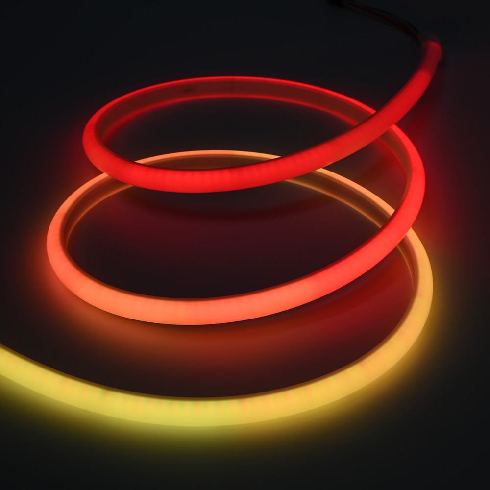 10m Rgbic Neon Led Strip   15 Cm Ledning, 10w M, 576 Led Pr. Meter, 24v, Ip67 fra Ledlife