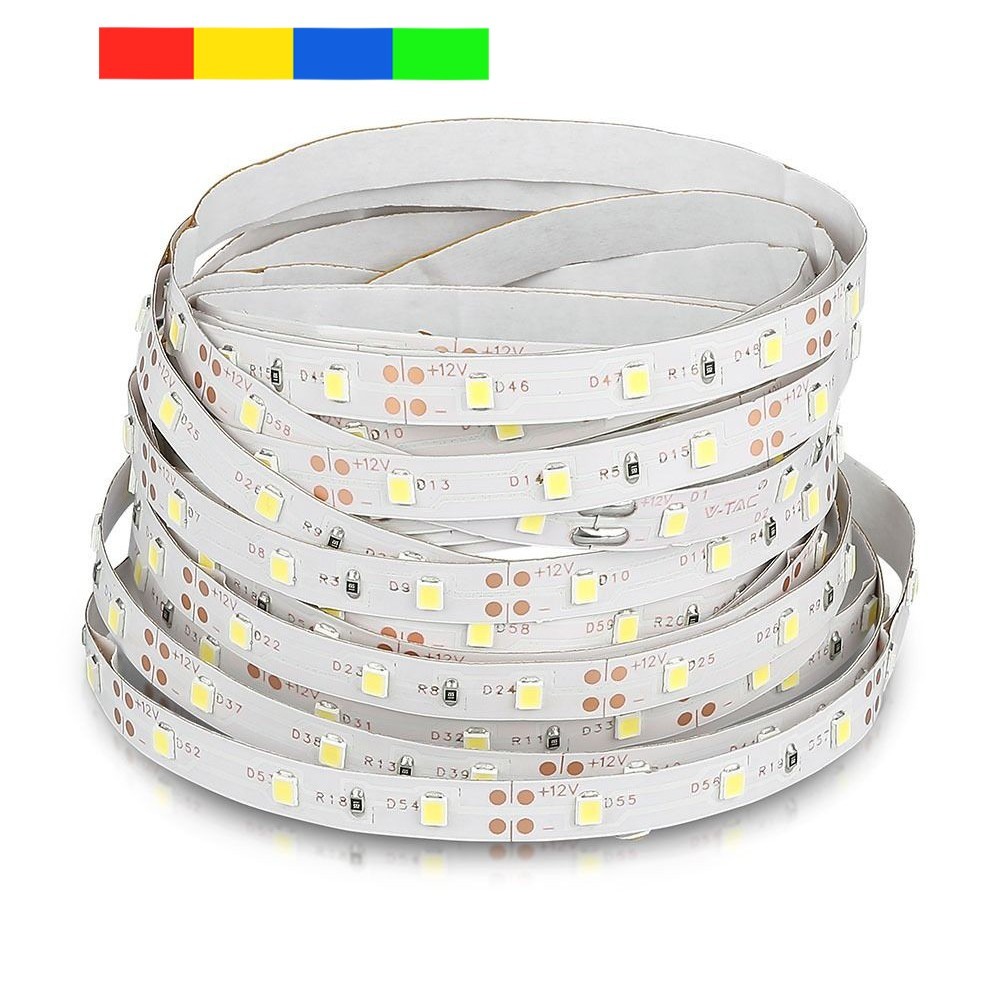 5m 3,6w M Led Strip 60 Led Pr. Meter, Vælg Kulør Kulør : Gul fra V-tac
