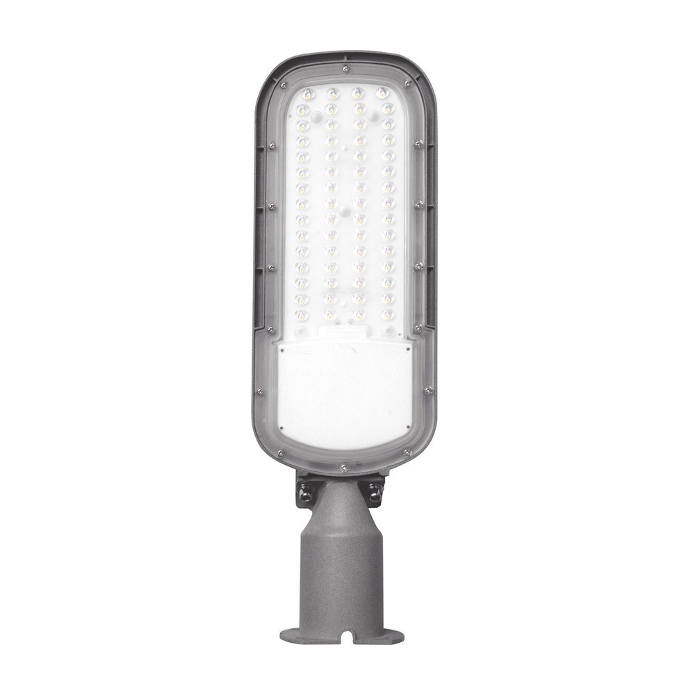 50w Streetos 2 Led Gadelampe   135lm W, Ip65, Ik09, Grå, 6750lm   Dæmpbar : Ikke Dæmpbar, Kulør : Neutral fra Spectrum