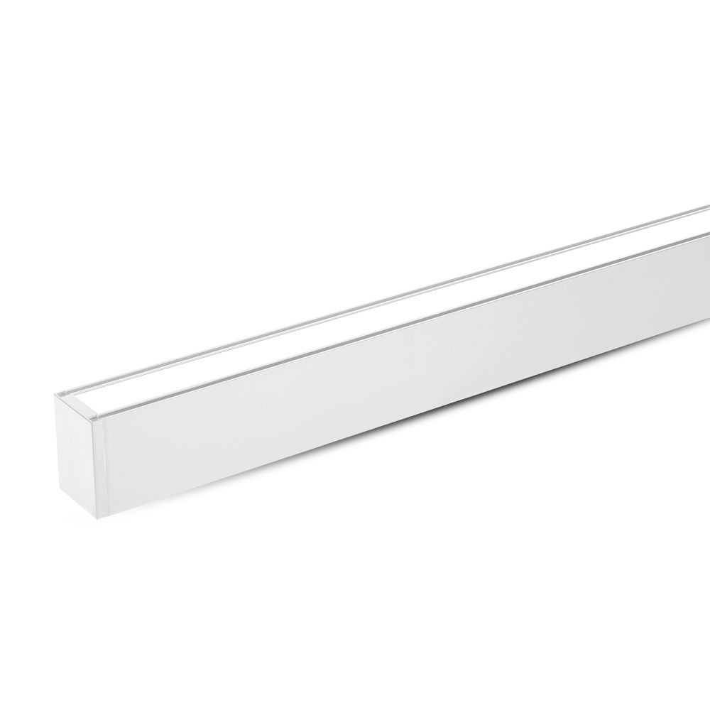 120cm 40w Led Lineært Pendel Armatur   Samsung Led Chip, Hvid, 4000k, Flicker Free, Inkl. Wireophæng   Kulør : Neutral fra V-tac