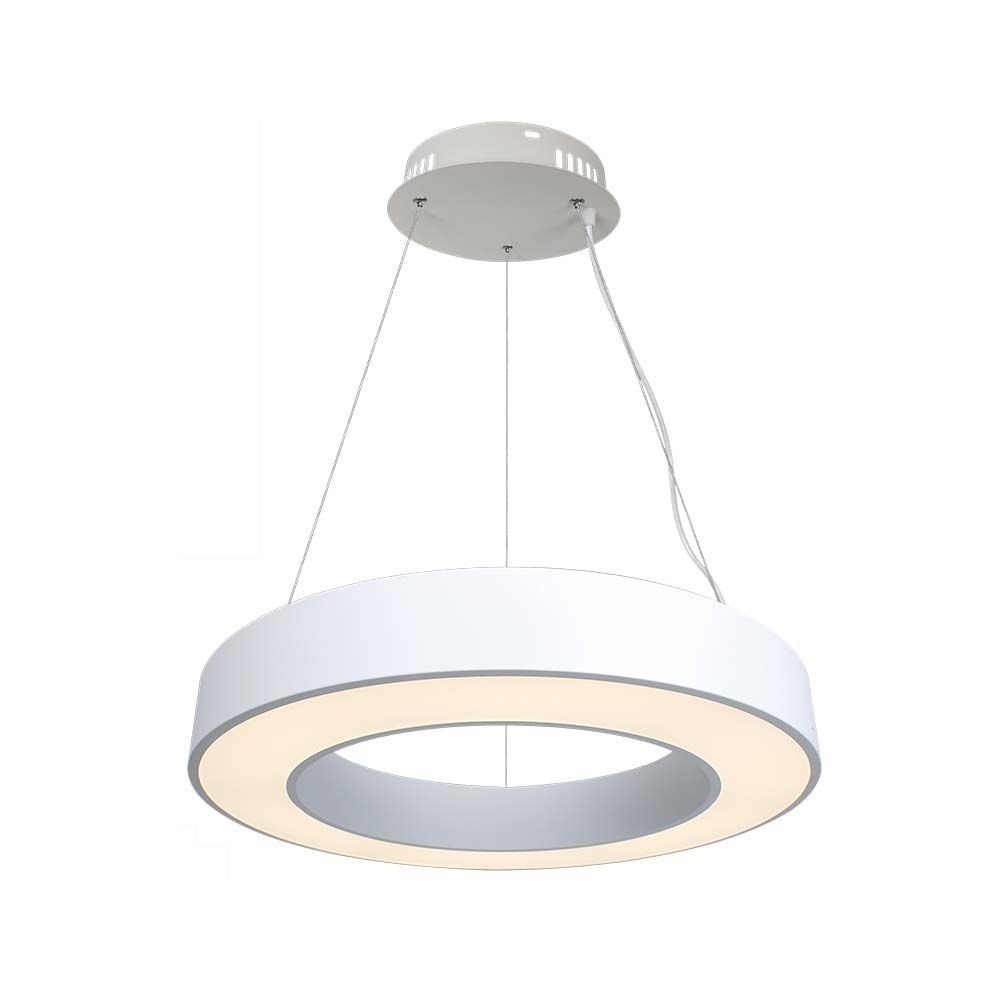 60cm 50w Led Designer Pendel, Dæmpbar   4000k, 6100lm, Hvid, Triac Dæmpbar   Kulør : Neutral fra V-tac
