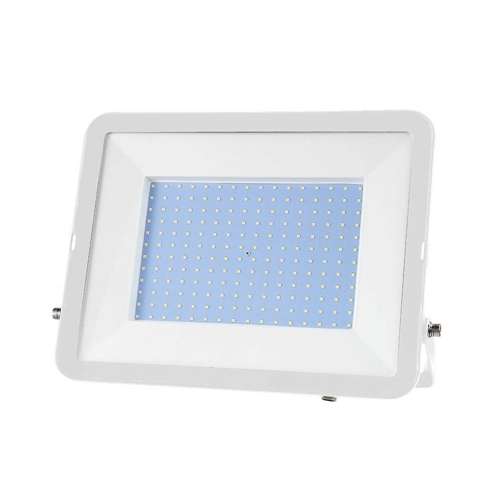 200w Led Projektør Med Samsung Chip 100lm W, Ip65, Hvid Krop, Hvidt Glas, 6500k Kulør : Neutral fra V-tac
