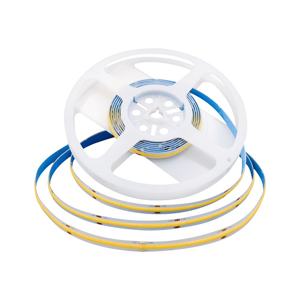 5m 10w M Led Cob Strip 24v, Ip20, 6500k, 1000lm M Kulør : Kold fra V-tac
