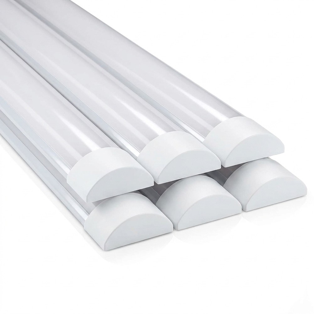 6x 120cm Komplet Led Armatur 40w, 3 års Producentgaranti, 230v Dæmpbar : Ikke Dæmpbar, Kulør : Neutral fra V-tac