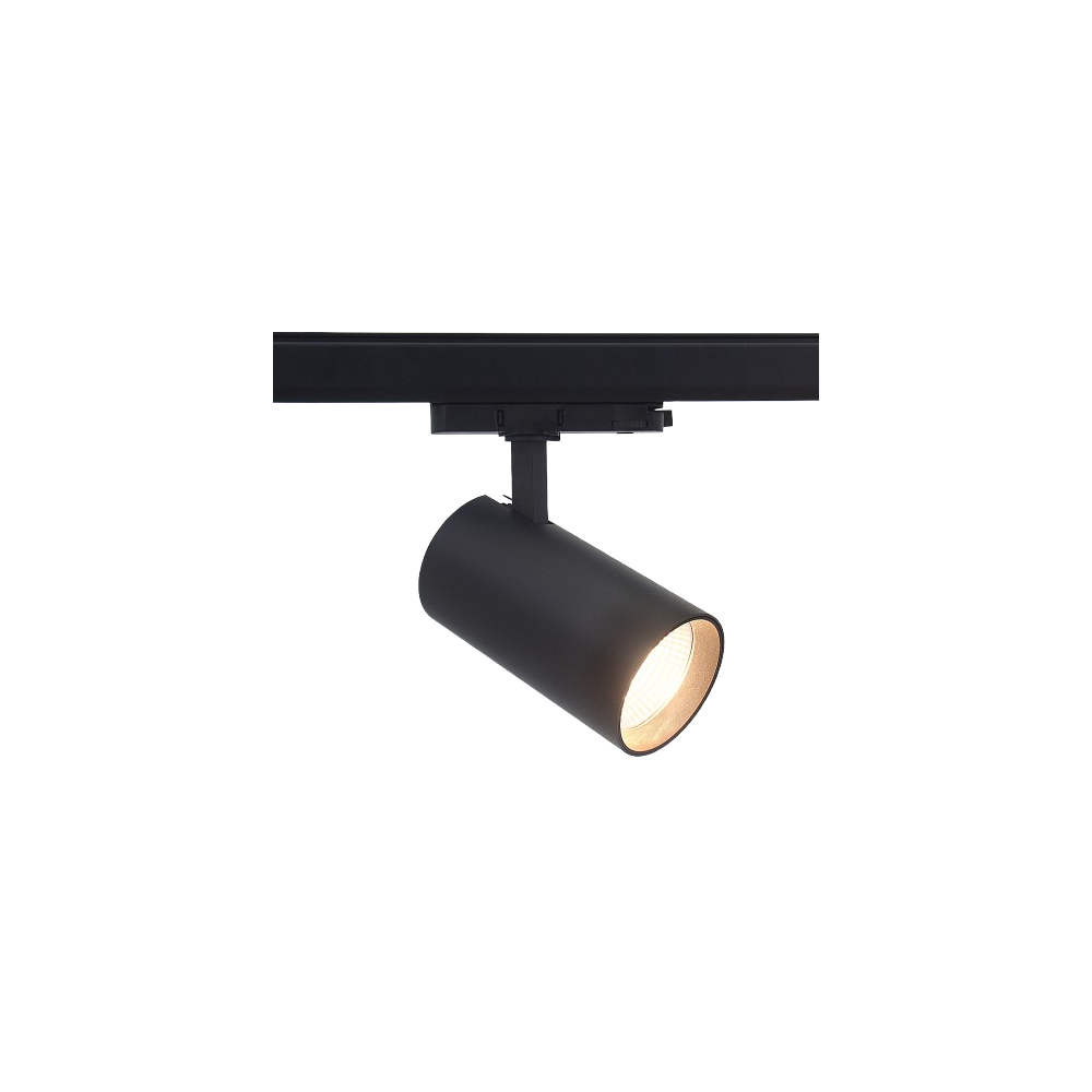 29w 3 Faset Skinnespot Ra98   110lm W, 38 Grader, Sort   Kulør : Varm, Spredning : 38° fra Ledlife