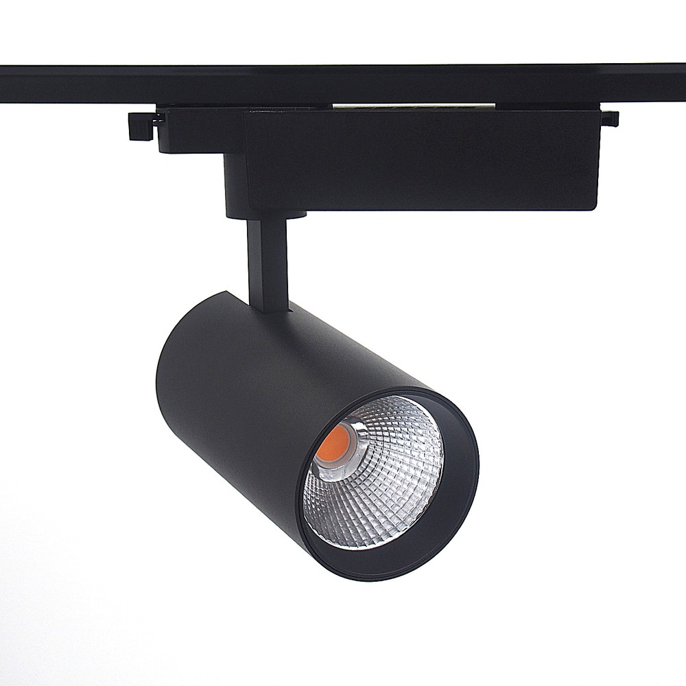 Ra98 Skinnespot 29w   110lm W, Sort, 1 Faset, 1f2w   Kulør : Varm, Spredning : 38° fra Ledlife