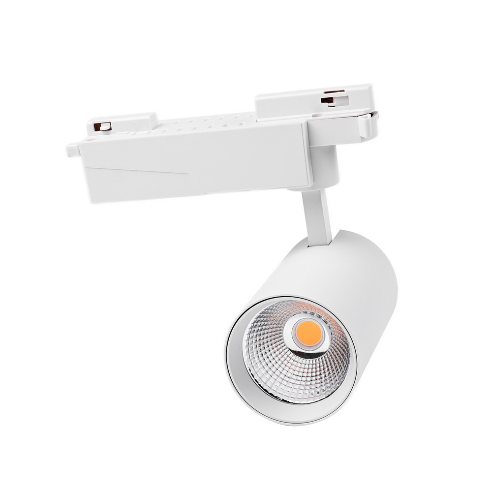 29w 1 Faset Ra98 Skinnespot 110lm W, Hvid, 1f2w Kulør : Varm, Spredning : 38° fra Ledlife