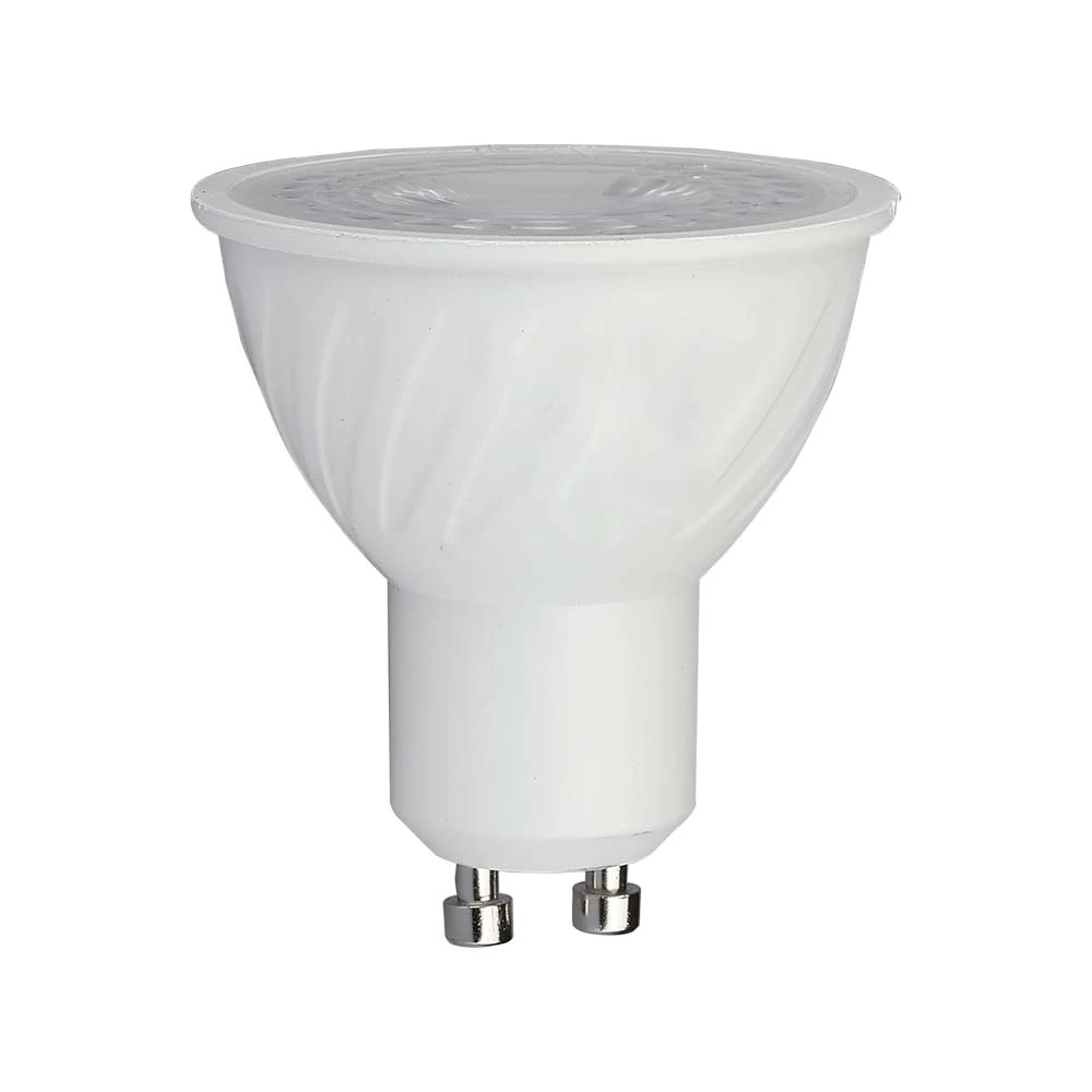 Gu10 6,5w Dæmpbar Led Pære Samsung Led Chip, 110 Grader, 3000k, 5 års Garanti Kulør : Varm fra V-tac