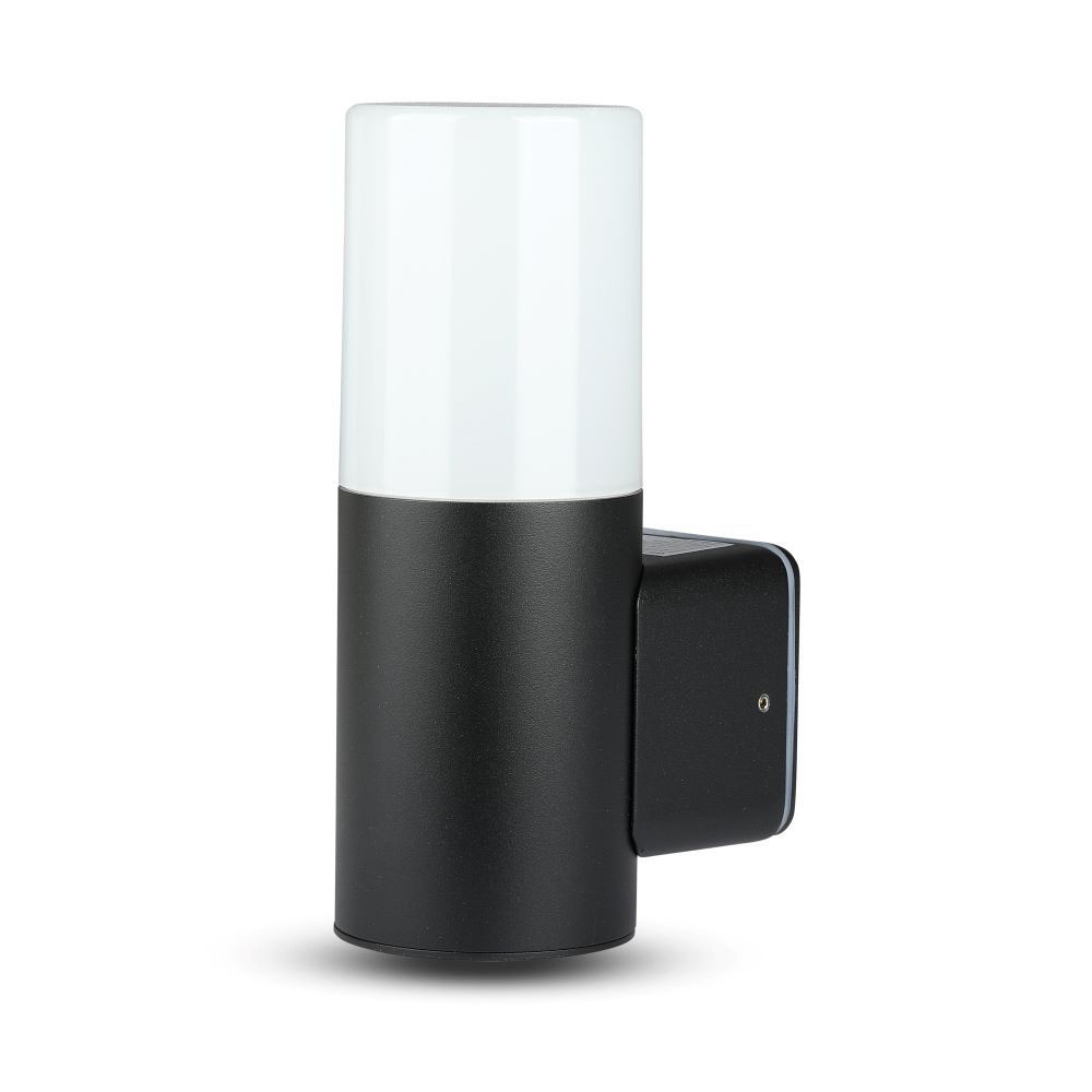 Vt 7616 Havevægslampe Gu10   Aluminiumshus, Sort Ip54 fra V-tac
