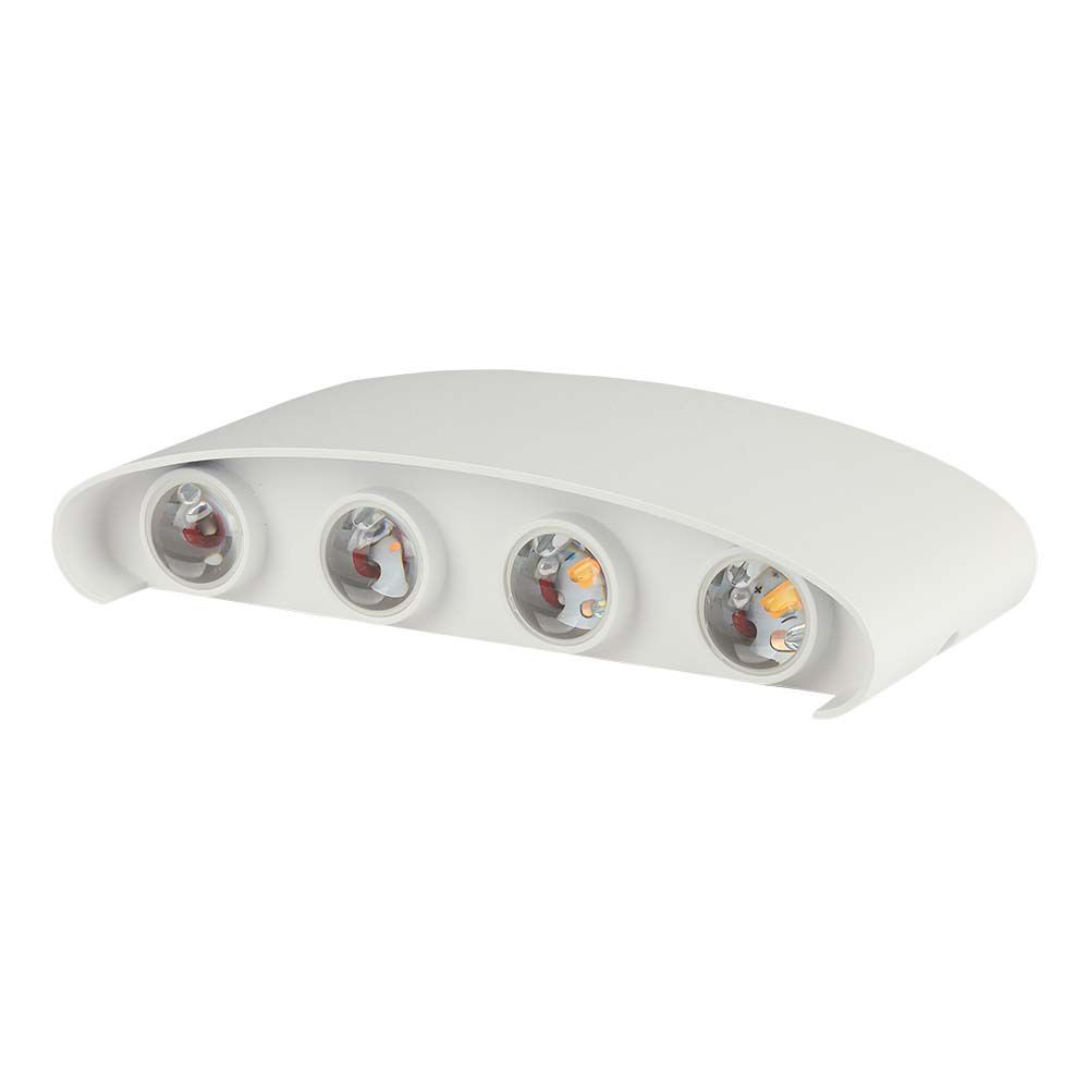 Vt 848 Led Væglampe 7w   3000k, Sandet Hvid   Kulør : Varm fra V-tac