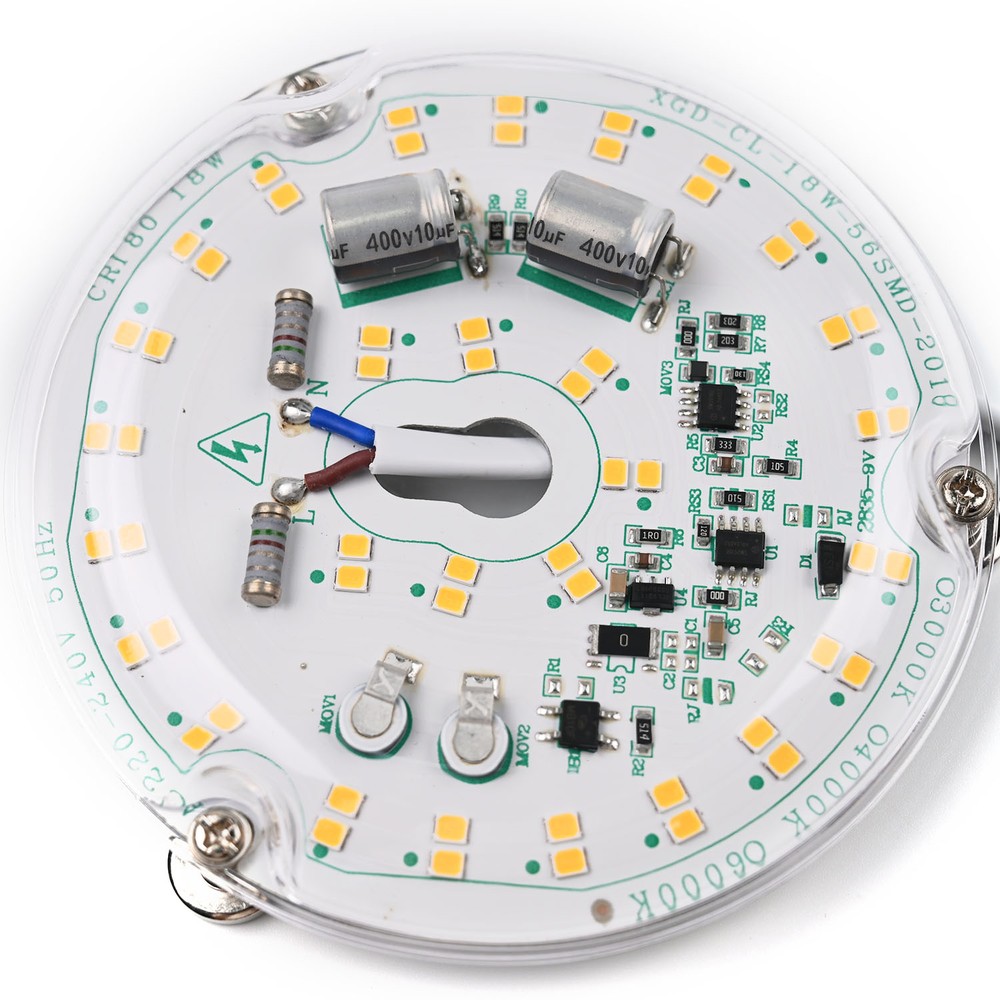 10,1cm   18w Dæmpbar Led Indsats Med Linser   Flicker Free, Erstat G24, Cirkelrør Og Kompaktrør   Dæmpbar : Dæmpbar, Kulør : Varm fra Ledlife