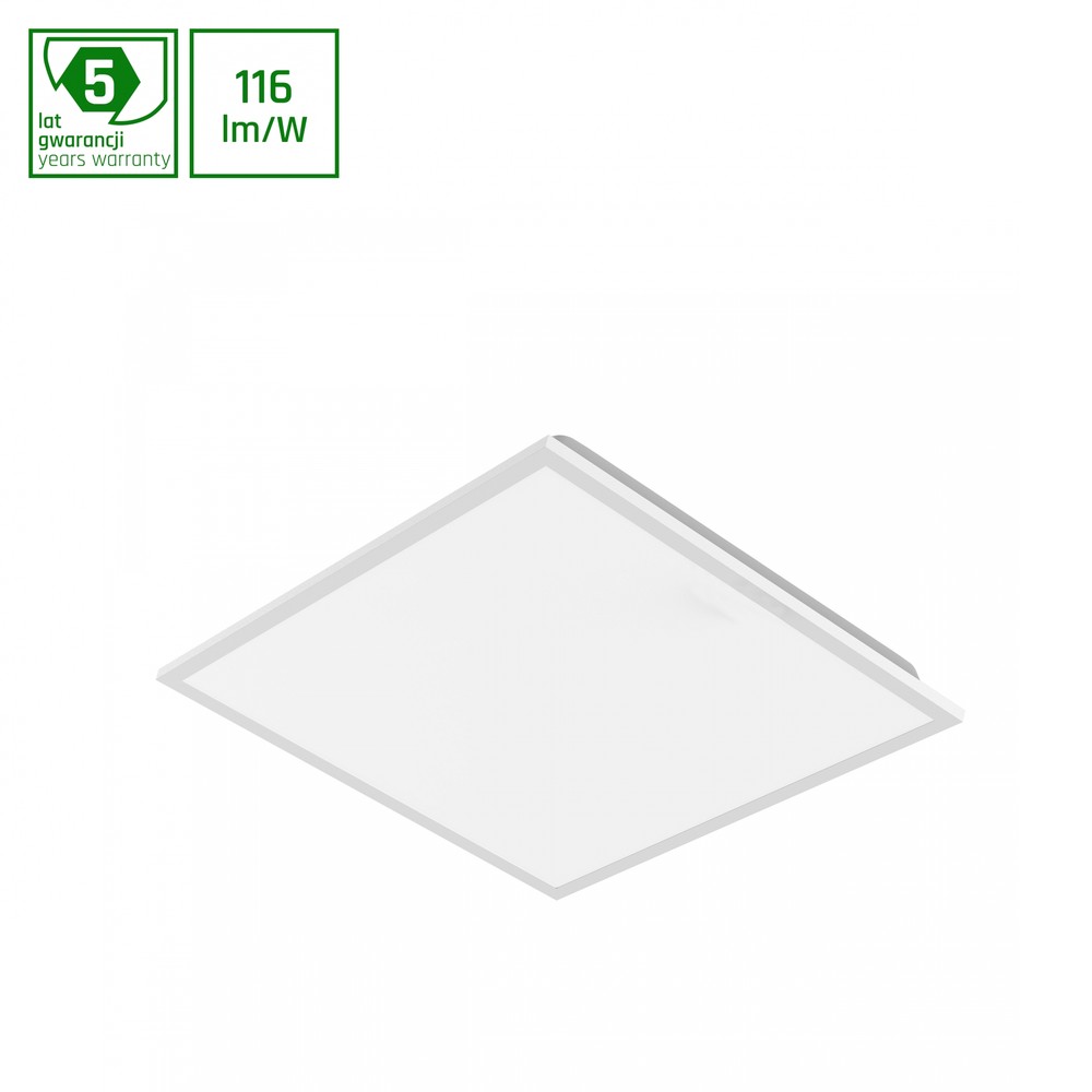 600x600x32 Algine Panel 40w   Neutral Hvid, 230v, 120°, Ip40, Biay, Mesh   Kulør : Neutral fra Spectrum