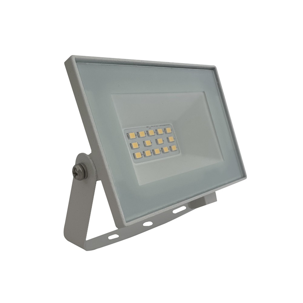 Vt 44012 Projektør 10w   Led, 6500k, Hvidt Hus   Kulør : Kold fra V-tac