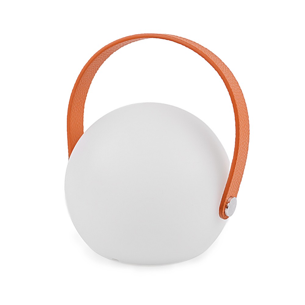 Opladelig Rgb Led Bordlampe ø13cm Hvid, Inkl. Fjernbetjening, Ip54 Udendørs Dæmpbar : Via Fjernbetjening, Kulør : Rgb fra Ledlife