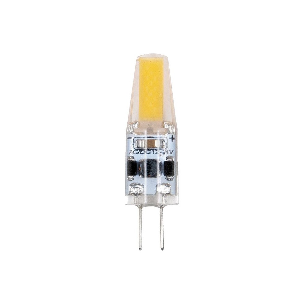 G4 1,5w Led Pære, 12v   160lm, Dæmpbar, Cob, Varm Hvid   Dæmpbar : Dæmpbar, Kulør : Varm fra Spl