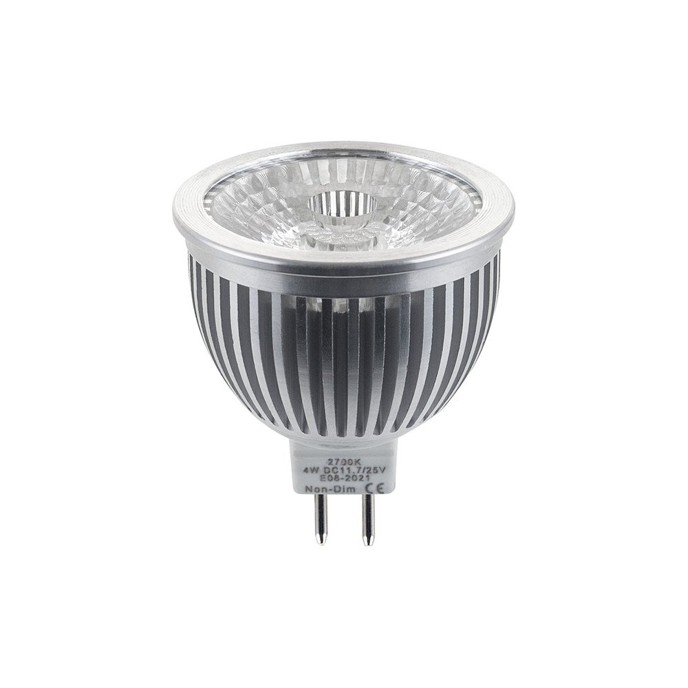Gu5.3 4w Led Pære 12 30v, 325lm, 38°, Mr16, 2700k Kulør : Varm fra Spl