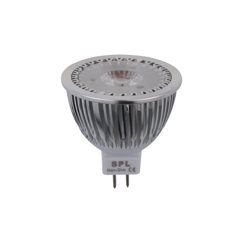 Gu5.3 4w Led Pære, 12v   350lm, Mr16, 2700k   Kulør : Varm fra Spl