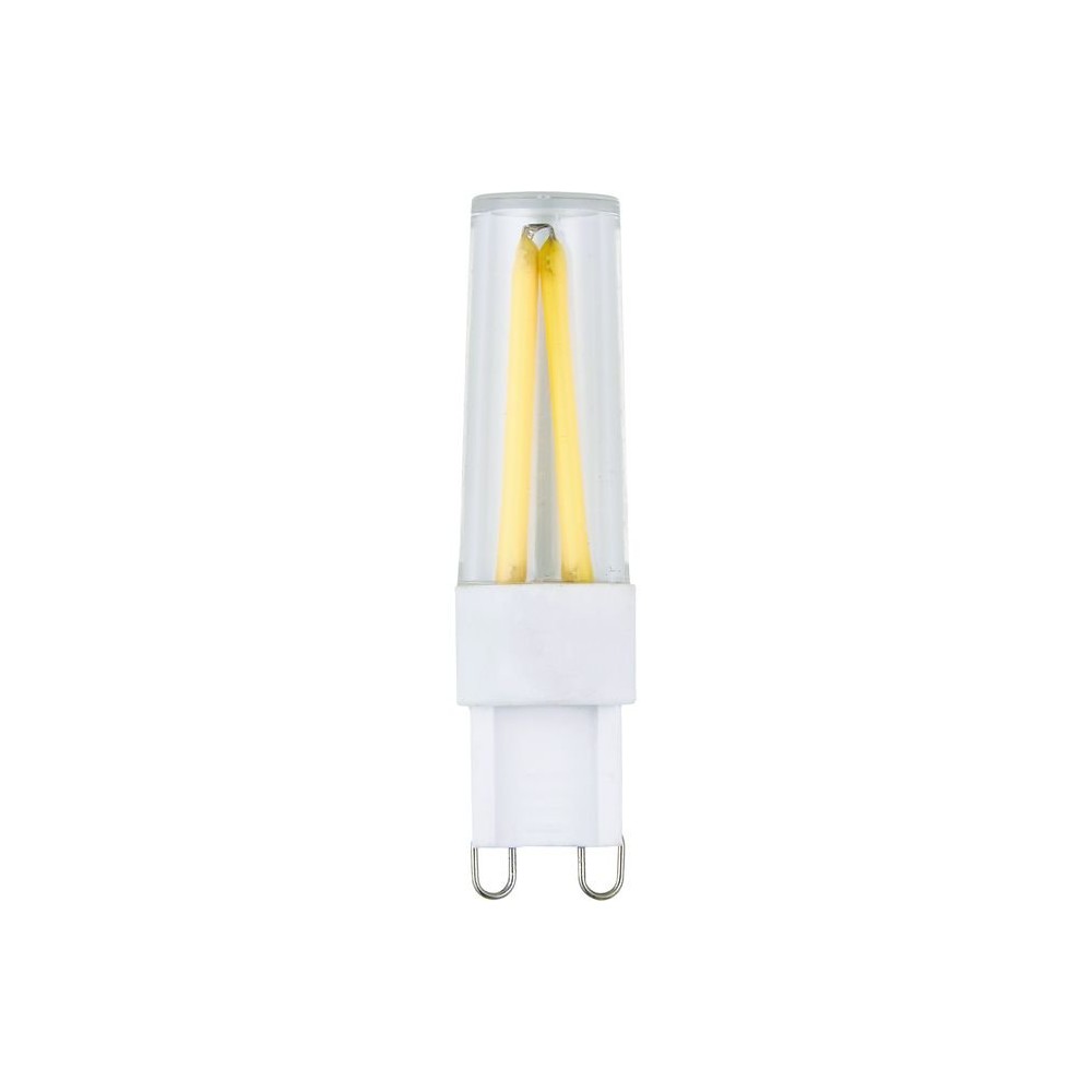 G9 2,5w Dæmpbar Led Pære   200lm, Filament, Klar Glas, 2700k   Dæmpbar : Dæmpbar, Kulør : Varm fra Spl