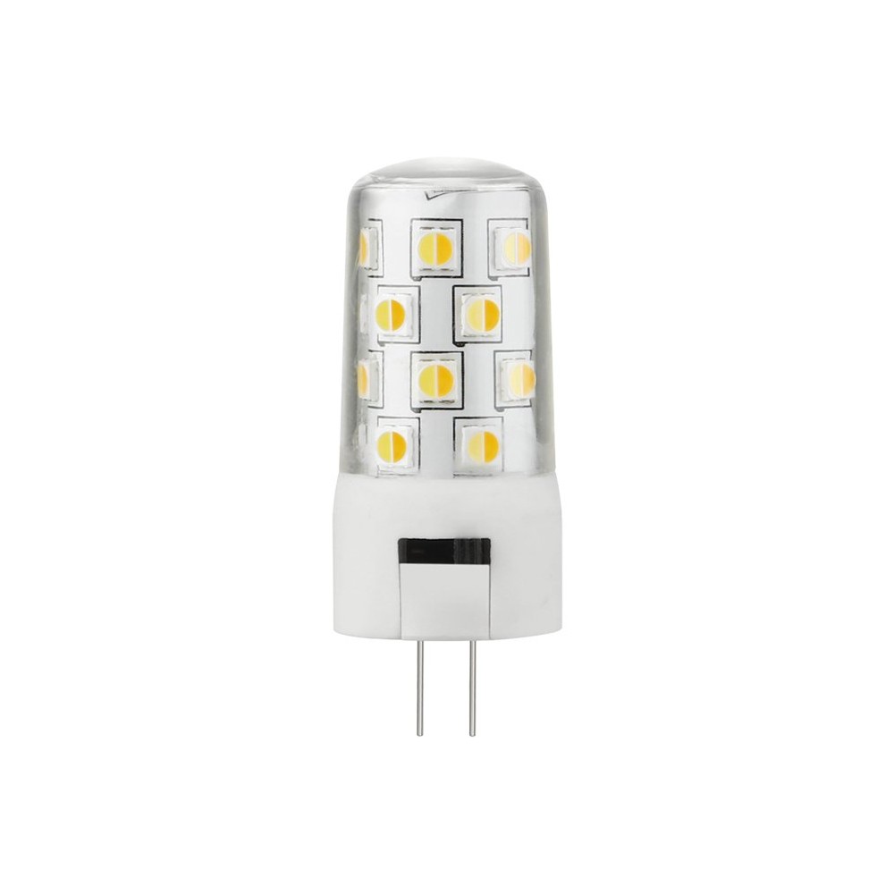 G4 3w Led Pære, 12v   4,6cm, Cct, Dæmpbar, Ra90, Klar Glas   Dæmpbar : Dæmpbar fra Spl