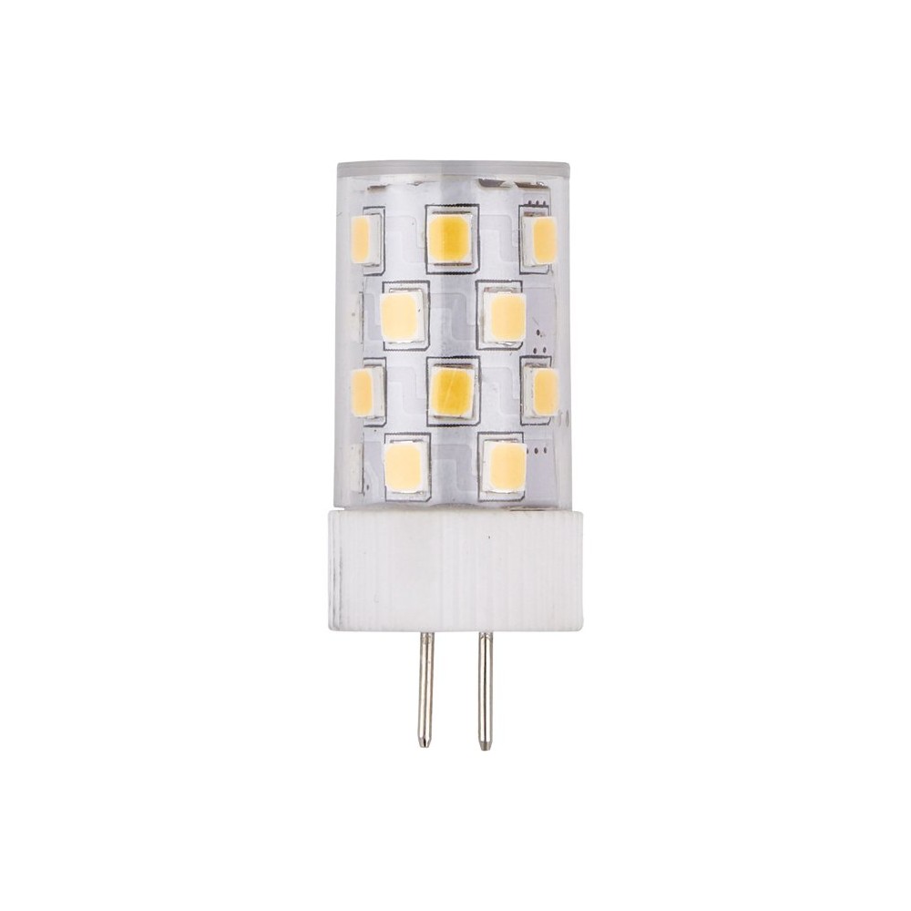 G4 3w Dæmpbar Led Pære, 12v   300lm, T17, 2700k, Klar Glas   Dæmpbar : Dæmpbar, Kulør : Varm fra Spl