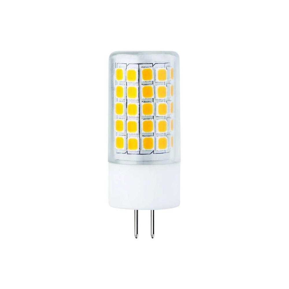 Gy6.35 4,6w Dæmpbar Led Pære, 12v   400lm, 2700k, Klar Glas   Dæmpbar : Dæmpbar, Kulør : Varm fra Spl