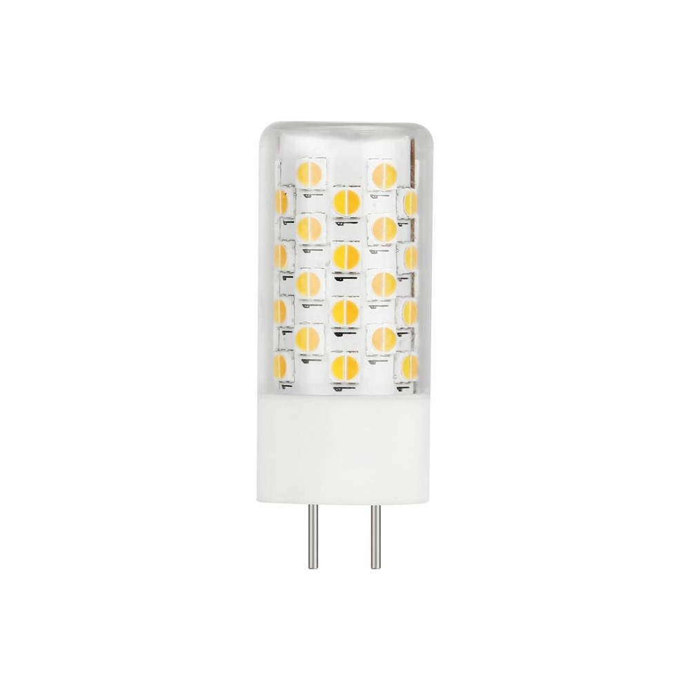Gy6.35 4,3w Dæmpbar Led Pære, 12v   Dimtowarm, 4,6cm, 380lm, Klar Glas   Dæmpbar : Dæmpbar, Kulør : Dæmp Til Varm fra Spl