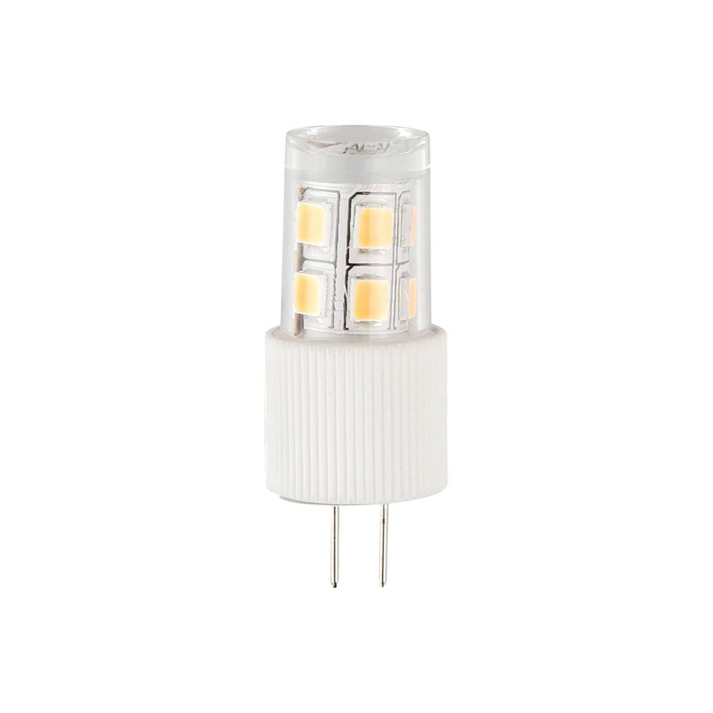 G4 2w Dæmpbar Led Pære, 12v   200lm, T14.6, Varm Hvid, Klar Glas   Dæmpbar : Dæmpbar, Kulør : Varm fra Spl