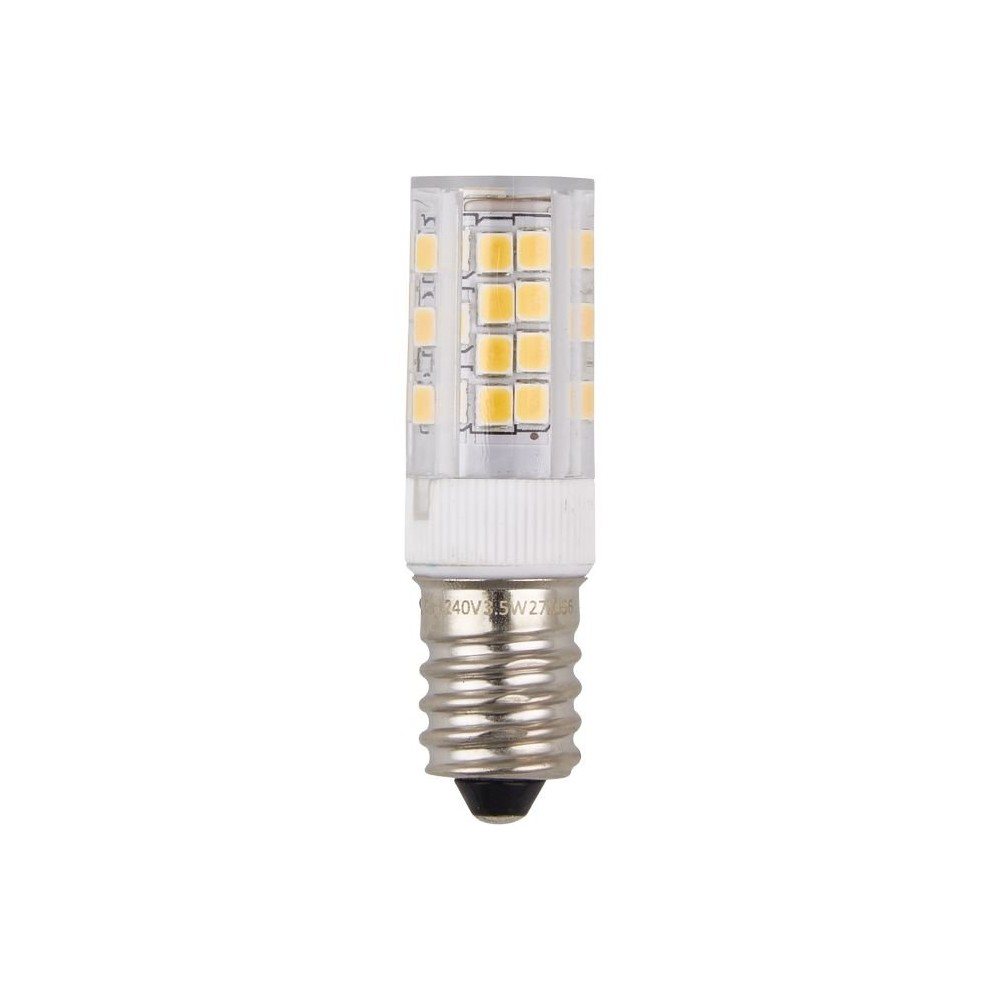 E14 3,5w Dæmpbar Led Pære   5,3cm, 2700k, Klar, Triac Dæmpbar   Dæmpbar : Dæmpbar, Kulør : Varm fra Spl