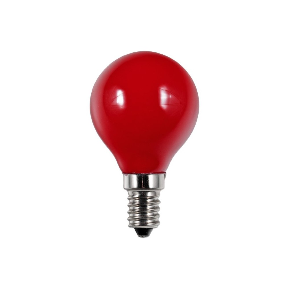 E14 1w Led Kronepære G45, Rød, Party Colour Premium fra Spl
