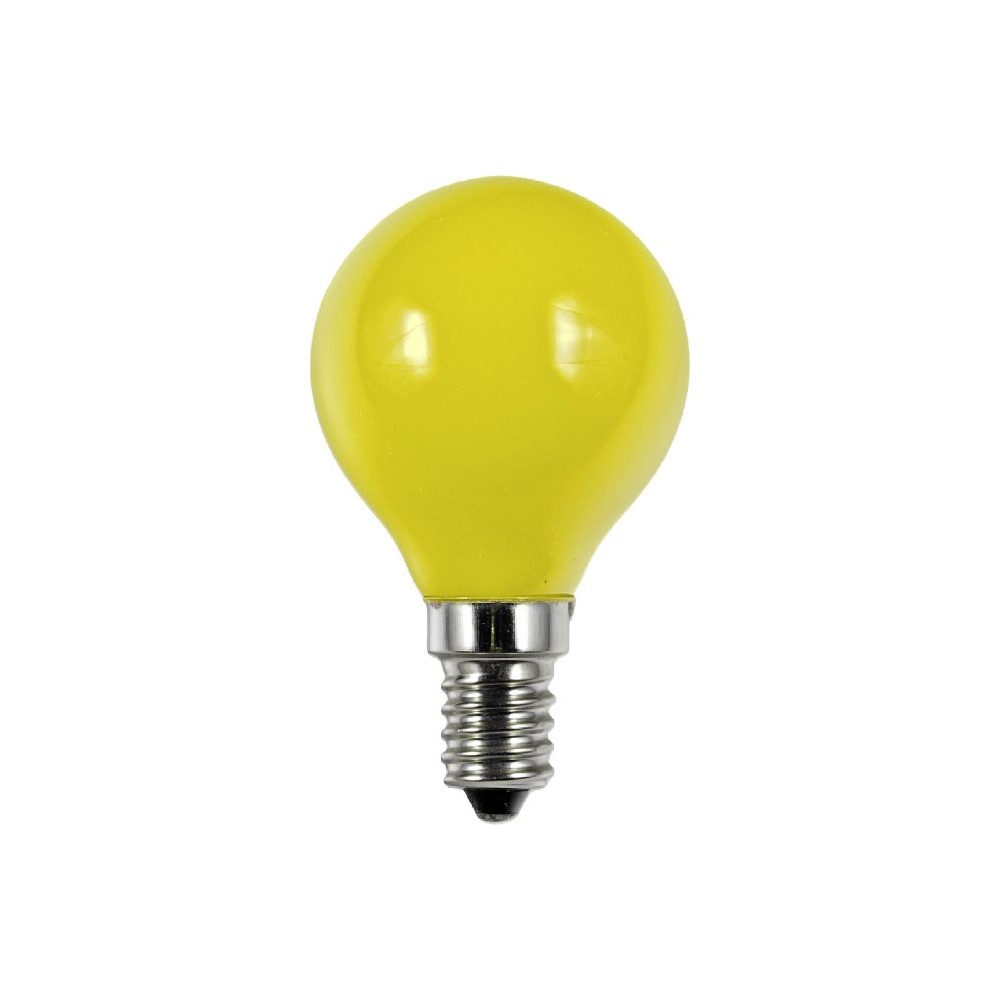 E14 1w Led Kronepære G45, Gul, Party Colour Premium fra Spl