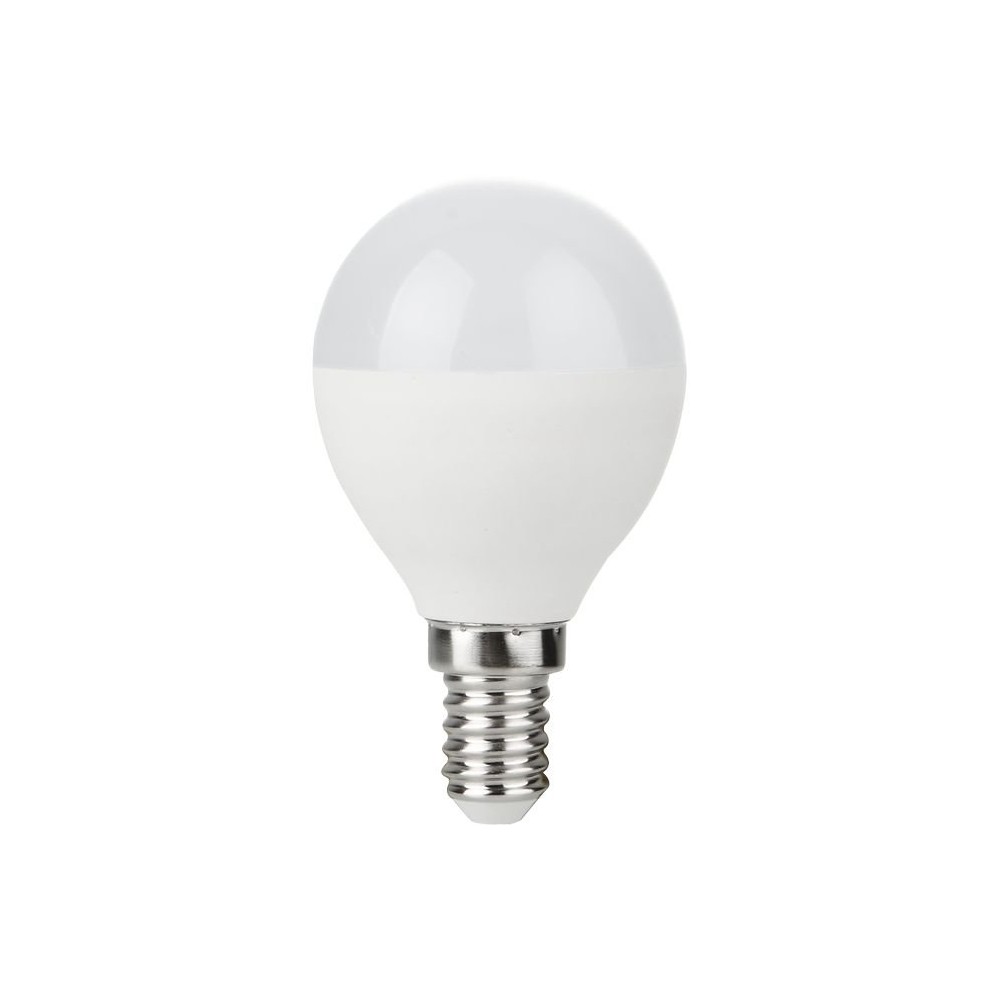 E14 5w Dæmpbar Led Kronepære   G45, 470lm, Opal Glas   Dæmpbar : Dæmpbar, Kulør : Varm fra Spl
