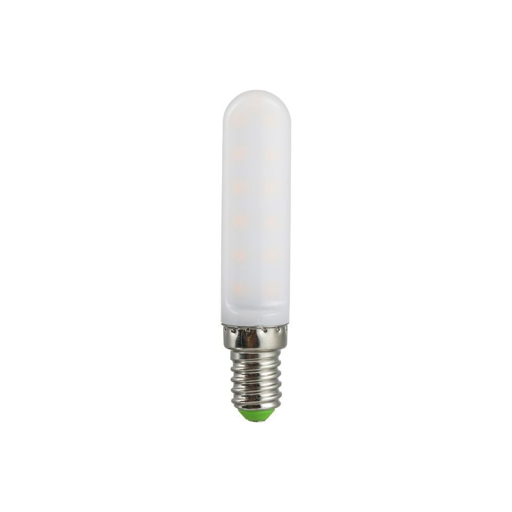 E14 4w Led Rørpære   9cm, 300lm, Opal Glas   Kulør : Varm fra Spl
