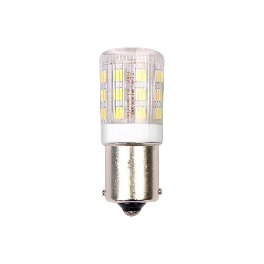 Ba15s 3w Led Rørpære, 10 24v   4,5cm, 250lm, Klar Glas, Varm Hvid   Kulør : Varm fra Spl