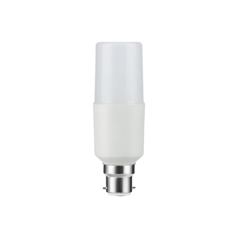 B22d 9w Led Pære   12,5cm, 95 265v, 1180lm, Opal Glas, 3000k   Kulør : Varm fra Spl