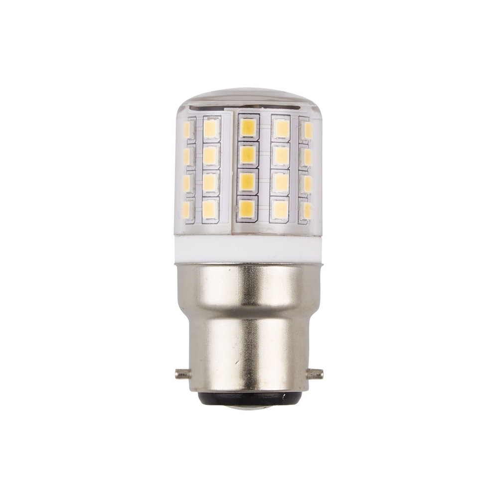 Ba22d 4,5w Led Rør, 24 30v   5,8cm, 550lm, 3000k, Klart Glas, Ac Dc   Kulør : Varm fra Spl