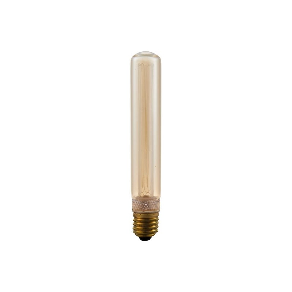 E27 2,5w Dæmpbar Led Vintage Pære 18,5cm, 1800k, Guld Glas, Tube T30 Dæmpbar : Dæmpbar, Kulør : Ekstra Varm fra Spl