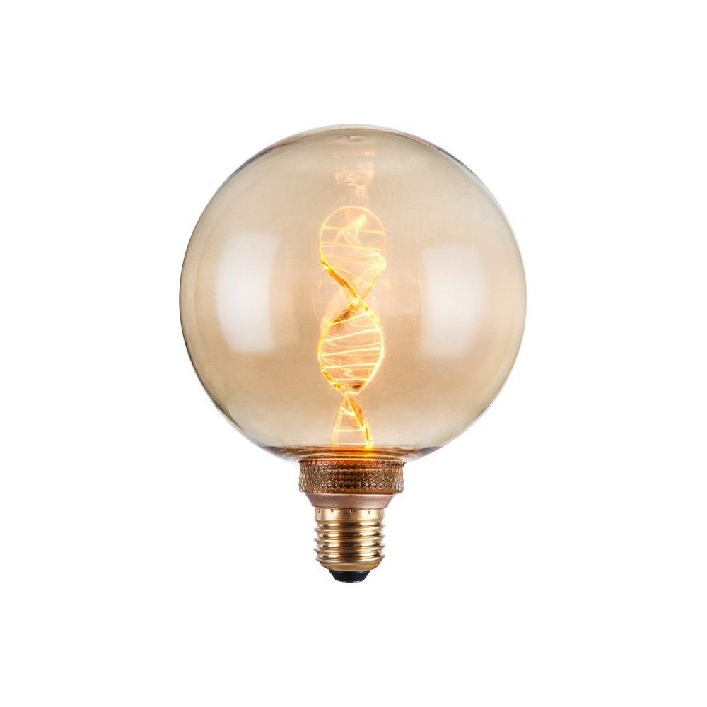 E27 3,5w Dæmpbar Led Vintage Dna Globe G125 110lm, 1800k, Guld Glas Dæmpbar : Dæmpbar, Kulør : Ekstra Varm fra Spl