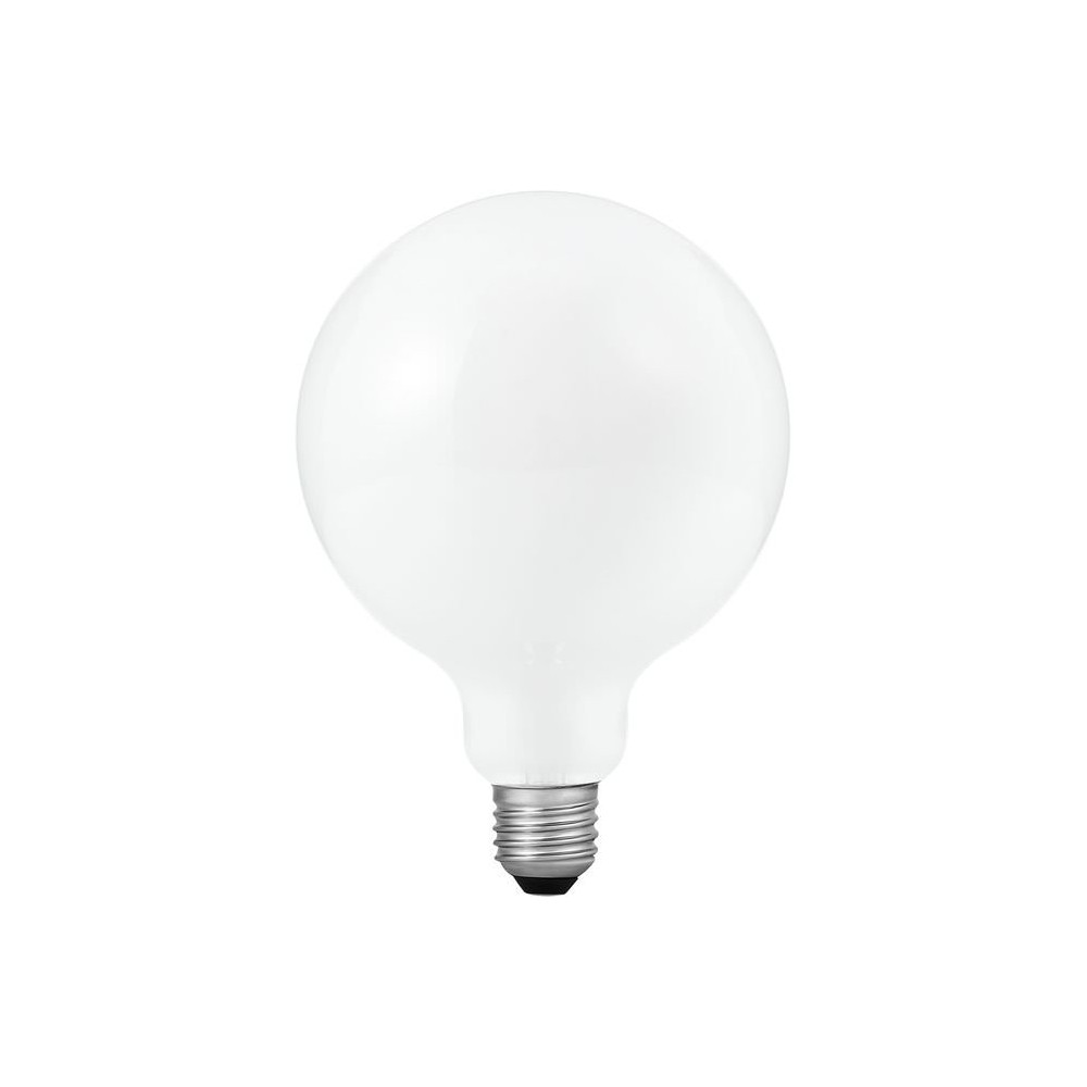 E27 12w Dæmpbar Led Globepære G125, Opal Glas, 1500lm, 2700k Dæmpbar : Dæmpbar, Kulør : Varm fra Spl