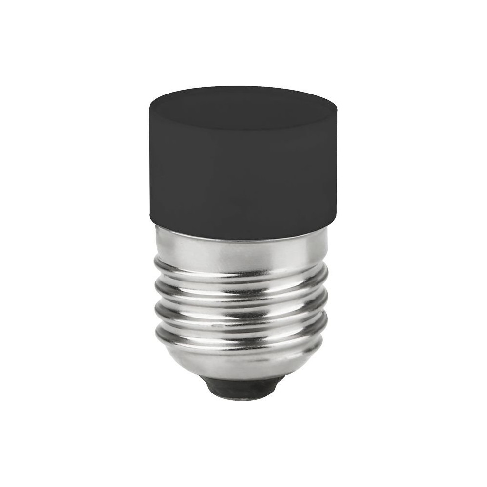 E27 3,4w Dæmpbar Led Rørpære   4,5cm, 2700k, Sort, No Side Glow   Dæmpbar : Dæmpbar, Kulør : Varm fra Spl