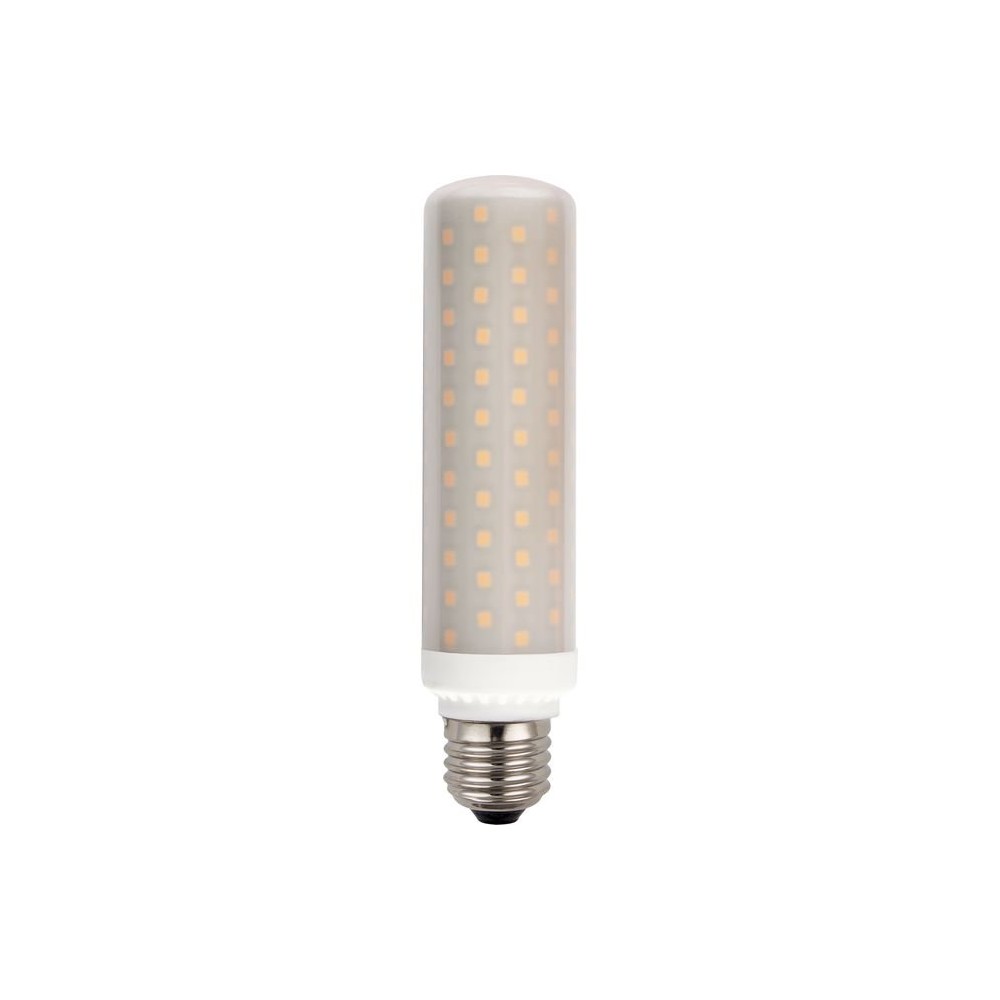 E27 15w Led Rørpære 14,9cm 1600lm, Dæmpbar, Opal Glas, Ac Dc Dæmpbar : Dæmpbar, Kulør : Varm fra Spl