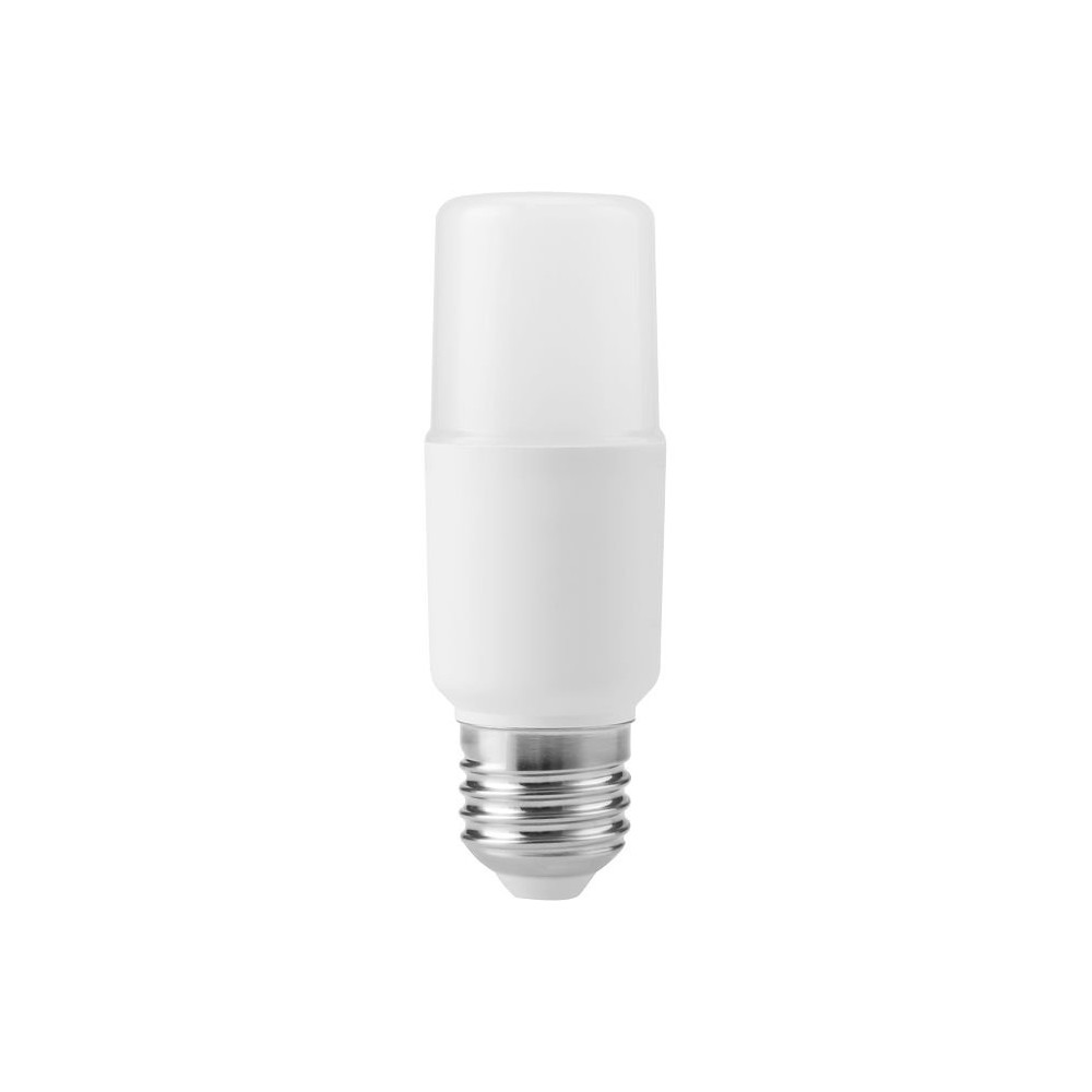 E27 5w Led Stick Pære, 95 265v 10,8cm, 640lm, Opal Glas, Ac Dc Kulør : Varm fra Spl