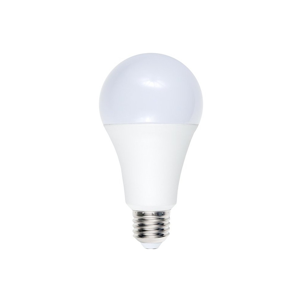E27 12w Led Pære, 12 60v A70, 1100lm, Opal Glas, 3000k, Ac Dc Kulør : Varm fra Spl