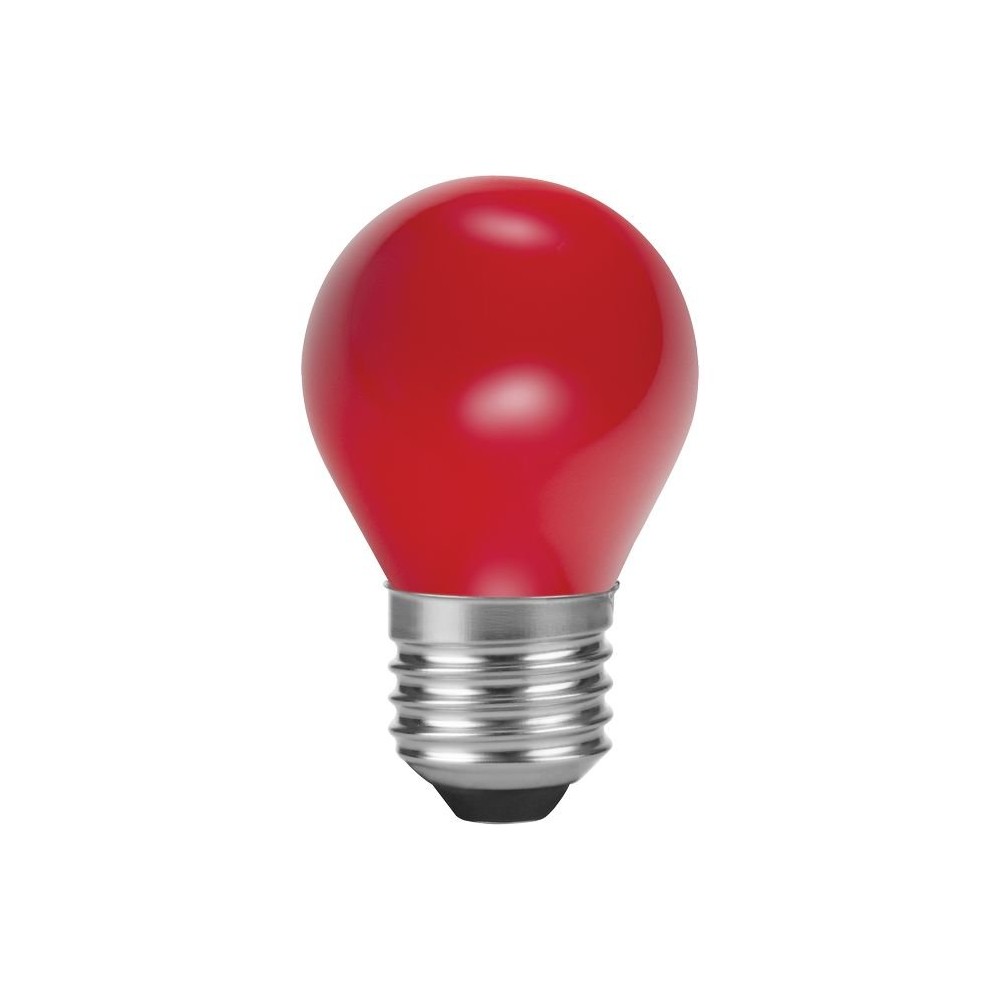 E27 1w Led Kronepære G45, Rød, Party Colour Premium fra Spl