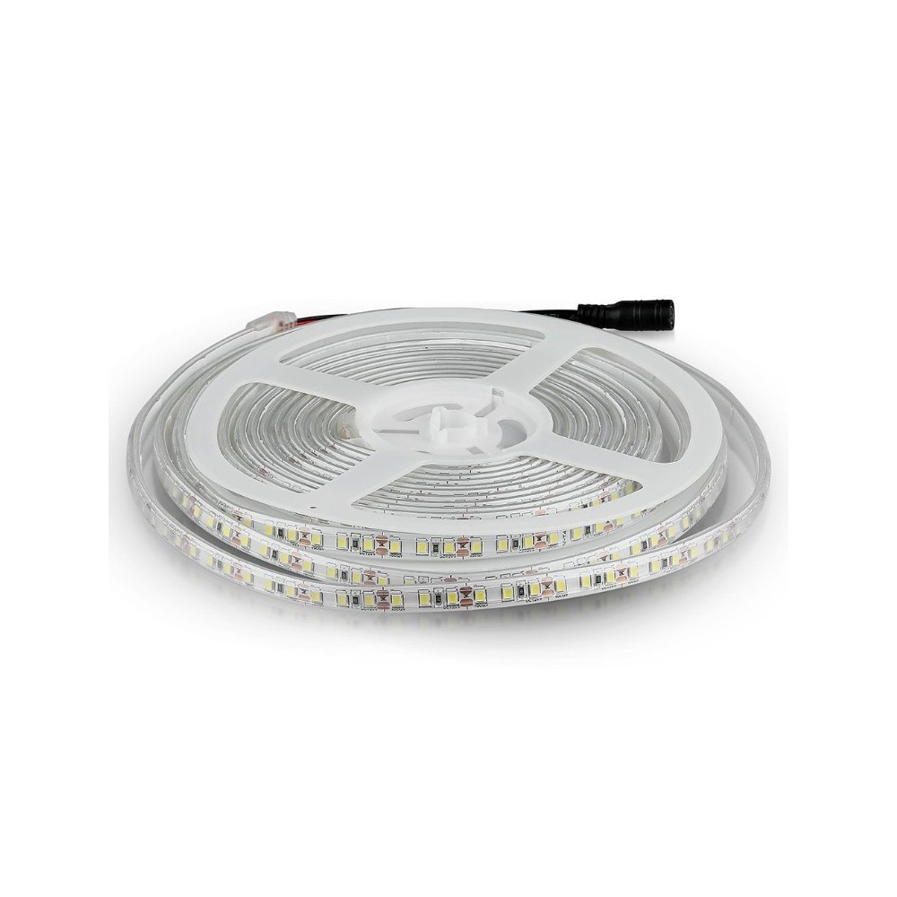 5m 7,2w M Stænktæt Led Strip 12v Dc, Ip65, 120 Led Pr. Meter Kulør : Varm fra V-tac