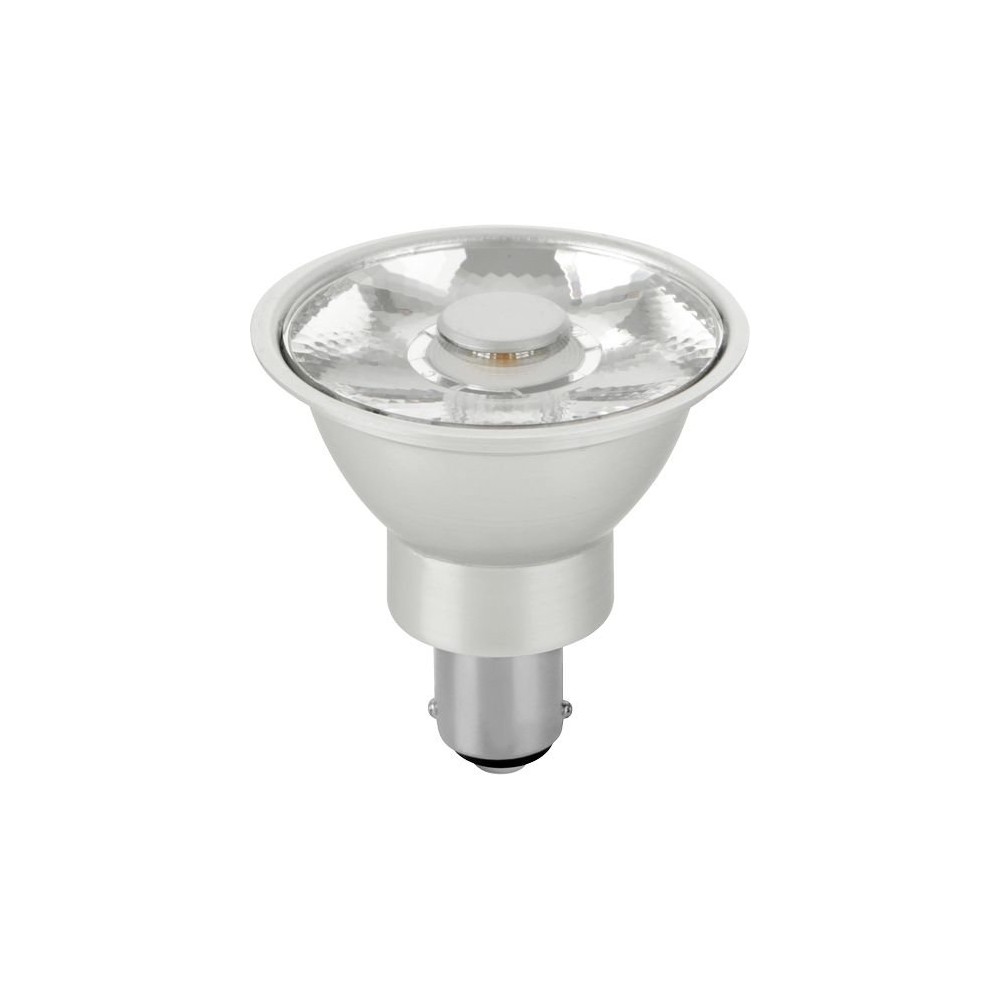 8w Led Ba15d Ar56 Pære, 12v   480lm, 10°, Dæmpbar, 2700k, Grå Finish   Dæmpbar : Dæmpbar, Kulør : Varm fra Spl