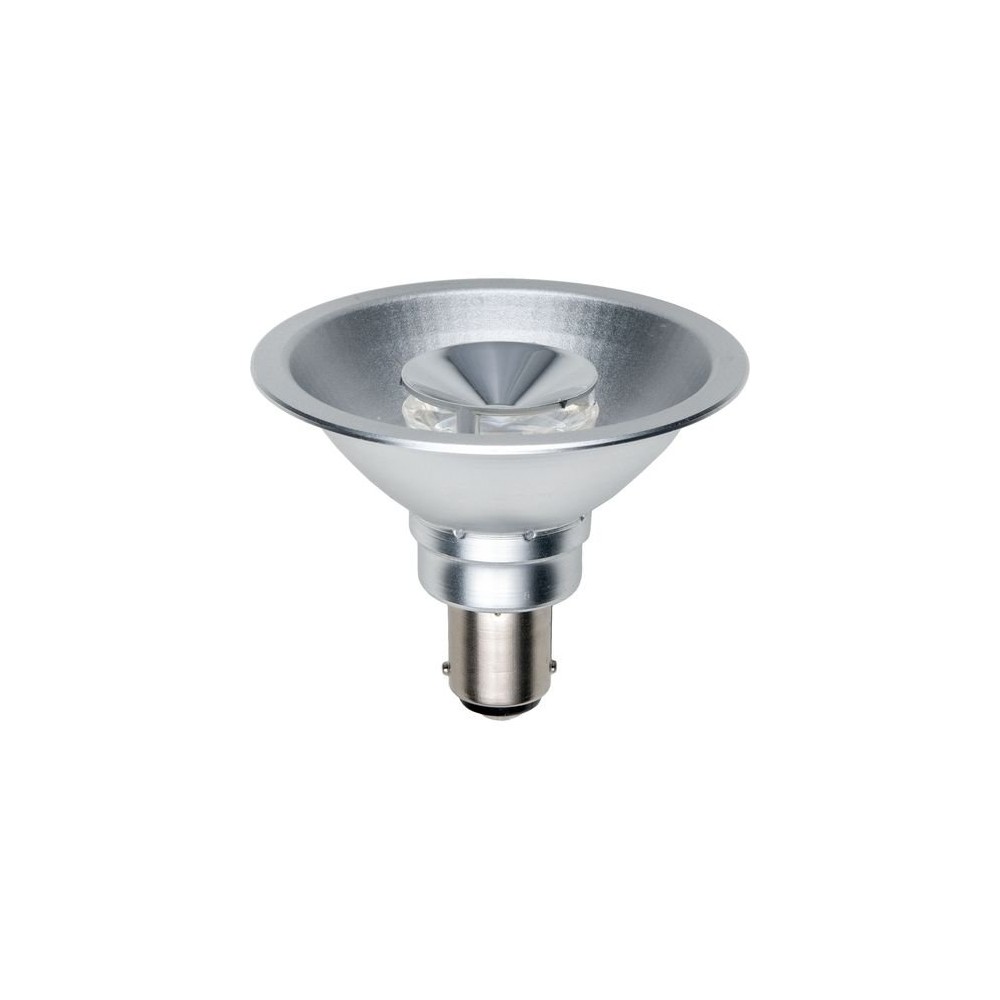 Ba15d 8w Ar70 Dæmpbar Led Pære, 12v   Dimtowarm, 2000 2800k, 35 Grader, Grå Kabinet   Dæmpbar : Dæmpbar, Kulør : Dæmp Til Varm fra Spl