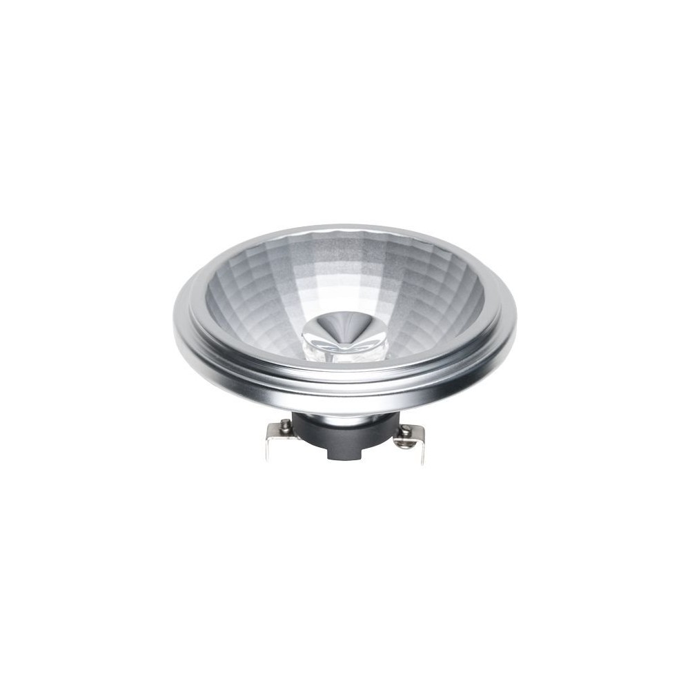 G53 Ar111 12w Dæmpbar Led Pære, 12v   10°, 2700k, Grå, 690lm   Dæmpbar : Dæmpbar, Kulør : Varm fra Spl